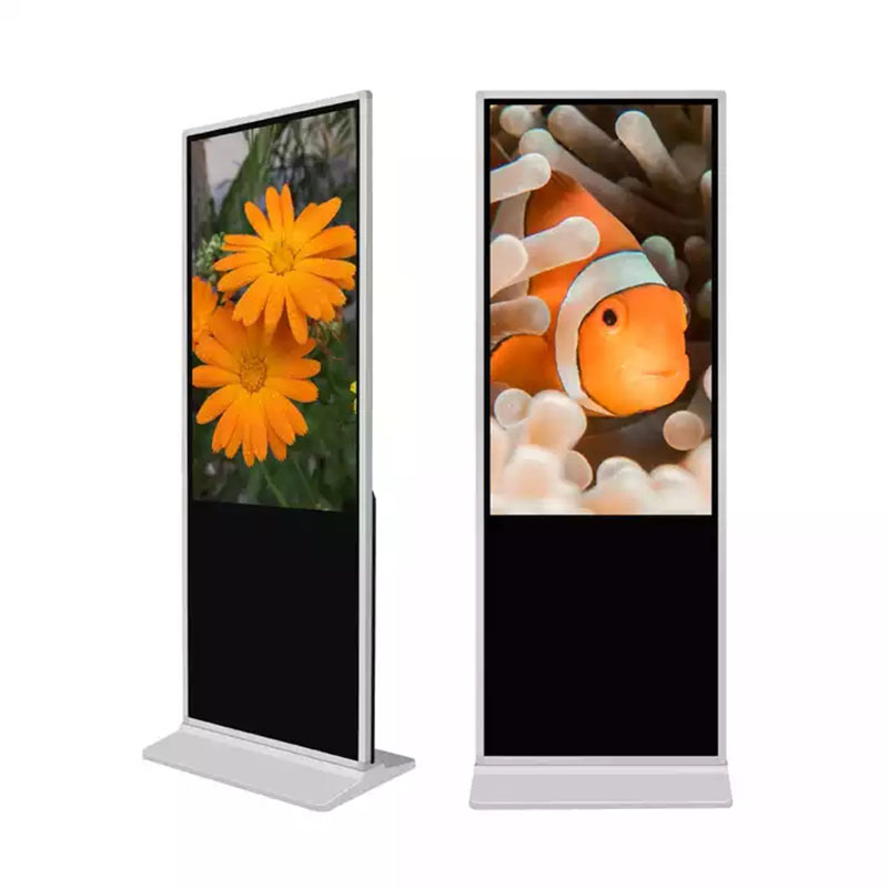 49-inch Windows-touchscreenkiosk met camera